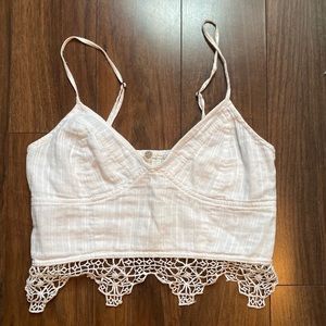 Free People One Long Bralette/Crop Top